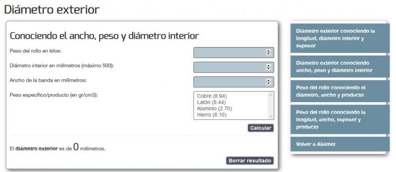 Calculadora de bobinas