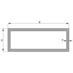 Tubo de hierro rectangular 2