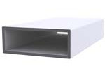 Tubo de hierro rectangular