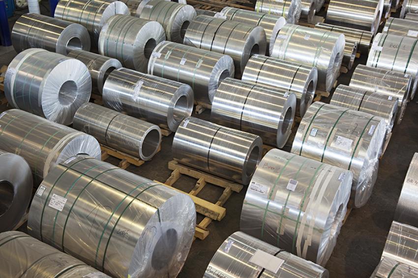 Bobina de cinta de aluminio en Alsimet